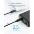 Anker PowerPort 60W 5-Port Desktop Charger, with One 30W Power Delivery Port for Apple MacBook, Nexus 5X/6P, and 4 PowerIQ Ports for iPhone, iPad, and More. - Black